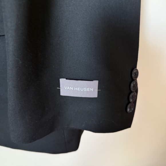 Van Heusen Men’s Classic Black Sport Coat Blazer – Size 56R NWT - Picture 2 of 5